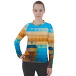 Mosaic  Women s Pique Long Sleeve Tee