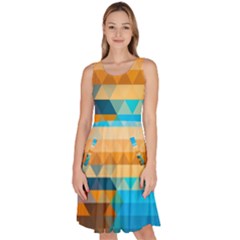 Knee Length Skater Dress With Pockets 