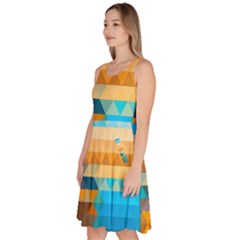 Knee Length Skater Dress With Pockets 