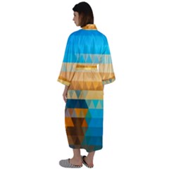 Maxi Satin Kimono 