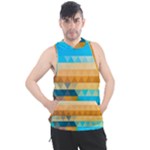 Mosaic  Men s Sleeveless Hoodie