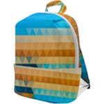 Mosaic  Zip Up Backpack