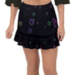 Bubble show Fishtail Mini Chiffon Skirt