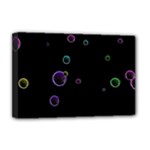 Bubble in dark Deluxe Canvas 18  x 12  (Stretched)