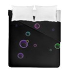 Bubble in dark Duvet Cover Double Side (Full/ Double Size)