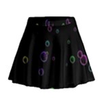 Bubble in dark Mini Flare Skirt