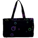 Bubble in dark Canvas Work Bag