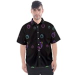 Bubble in dark Men s Short Sleeve Shirt