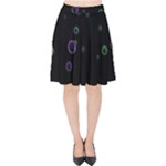 Bubble in dark Velvet High Waist Skirt