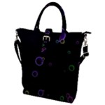 Bubble in dark Buckle Top Tote Bag