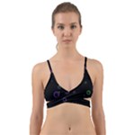 Bubble in dark Wrap Around Bikini Top