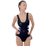 Bubble in dark Side Cut Out Swimsuit