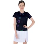 Bubble in dark Women s Sports Top