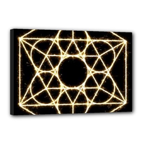Sacred Geometry: Metatron Canvas 18  x 12  (Stretched) from ArtsNow.com