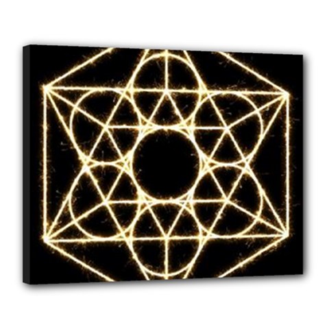 Sacred Geometry: Metatron Canvas 20  x 16  (Stretched) from ArtsNow.com