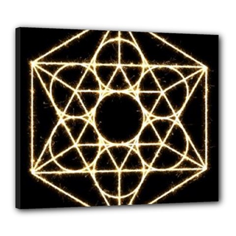 Sacred Geometry: Metatron Canvas 24  x 20  (Stretched) from ArtsNow.com