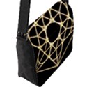 Flap Closure Messenger Bag (L) 