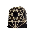 Sacred Geometry: Metatron Drawstring Pouch (Large)