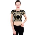 Sacred Geometry: Metatron Crew Neck Crop Top