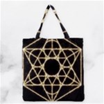 Sacred Geometry: Metatron Grocery Tote Bag