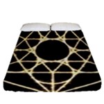 Sacred Geometry: Metatron Fitted Sheet (Queen Size)