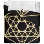 Sacred Geometry: Metatron Duvet Cover Double Side (California King Size)