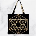 Zipper Grocery Tote Bag 