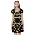 Sacred Geometry: Metatron Short Sleeve Skater Dress