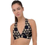 Sacred Geometry: Metatron Halter Plunge Bikini Top