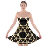 Sacred Geometry: Metatron Strapless Bra Top Dress