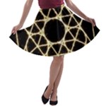 Sacred Geometry: Metatron A-line Skater Skirt