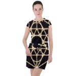 Sacred Geometry: Metatron Drawstring Hooded Dress