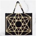 Zipper Large Tote Bag 