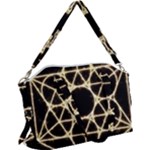 Sacred Geometry: Metatron Canvas Crossbody Bag