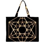 Sacred Geometry: Metatron Zipper Mini Tote Bag