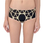 Sacred Geometry: Metatron Mid-Waist Bikini Bottoms