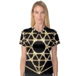 Sacred Geometry: Metatron V-Neck Sport Mesh Tee
