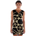 Sacred Geometry: Metatron Wrap Front Bodycon Dress