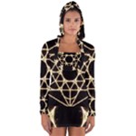 Sacred Geometry: Metatron Long Sleeve Hooded T-shirt