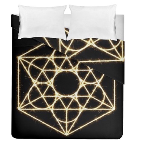 Sacred Geometry: Metatron Duvet Cover Double Side (Queen Size) from ArtsNow.com