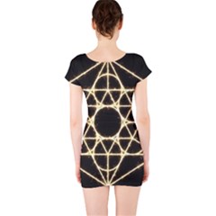 Short Sleeve Bodycon Dress Back Short Sleeve Bodycon Dress Back