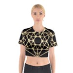 Sacred Geometry: Metatron Cotton Crop Top