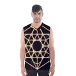 Sacred Geometry: Metatron Men s Basketball Tank Top