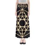 Sacred Geometry: Metatron Full Length Maxi Skirt