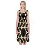 Sacred Geometry: Metatron Midi Sleeveless Dress