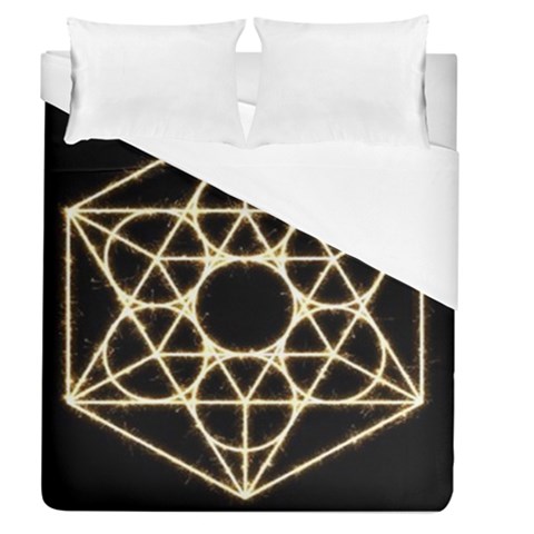 Sacred Geometry: Metatron Duvet Cover (Queen Size) from ArtsNow.com