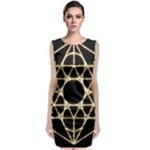 Sacred Geometry: Metatron Classic Sleeveless Midi Dress