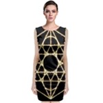 Sacred Geometry: Metatron Classic Sleeveless Midi Dress