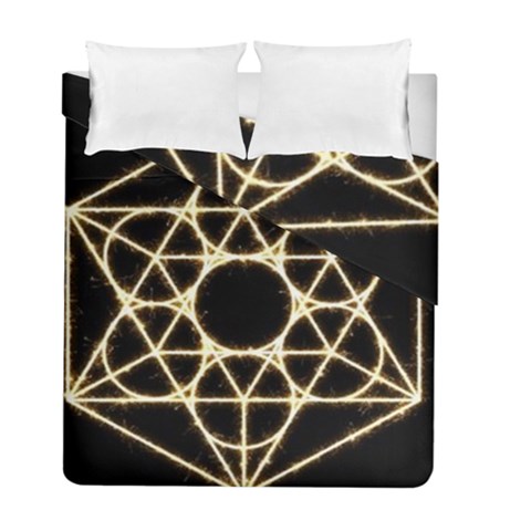 Sacred Geometry: Metatron Duvet Cover Double Side (Full/ Double Size) from ArtsNow.com