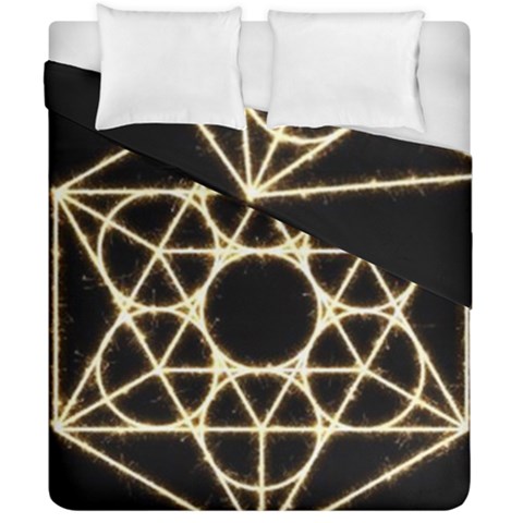 Sacred Geometry: Metatron Duvet Cover Double Side (California King Size) from ArtsNow.com